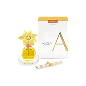 AGRARIA Bitter Orange Scented PetiteEssence Diffuser, 1.7 Ounces with Reeds and a Flower