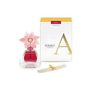AGRARIA Cedar Rose Scented PetiteEssence Diffuser, 1.7 Ounces with Reeds and a Flower