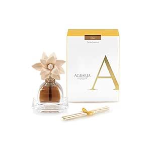 AGRARIA Balsam Scented PetiteEssence Diffuser, 1.7 Ounces with Reeds and a Flower