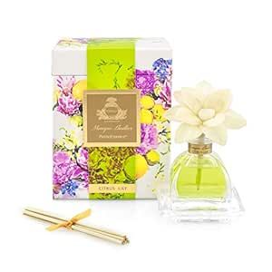 AGRARIA Monique Lhuillier Citrus Lily Scented PetiteEssence Diffuser, 1.7 Ounces with Reeds and a Flower