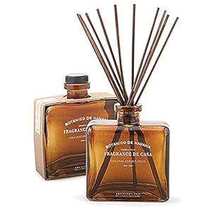 Archipelago Botanicals Botanico de Havana Diffuser | Includes Fragrance Oil, Decorative Wooden Cap and 10 Diffuser Reeds | Perfect for Home, Office or a Gift (7.85 fl oz)