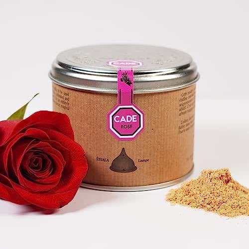 SENTJO Premium 100% Natural Handmade Cade Incense Powder, Sustainably Harvested, Made in France 3.2oz, Wood Powder Smudging, Aromatherapy, Organic Incense, (Rose))