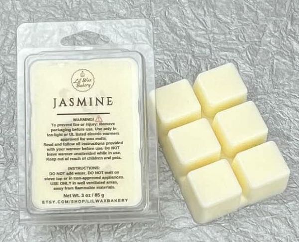1-Pack Jasmine Scented Wax Melts for Warmer, Long-Lasting Fragrance, 3.00-oz (Clamshell)