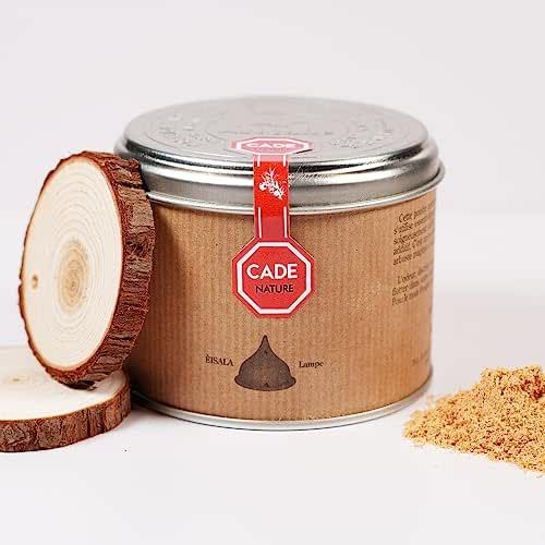 SENTJO Premium 100% Natural Handmade Cade Incense Powder, Sustainably Harvested, Made in France 3.2oz, Wood Powder Smudging, Aromatherapy, Organic Incense, (Natural Cade)