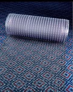 Clear Plastic Runner Rug Carpet Protector Mat Ribbed Multi-Grip 26in X 72in