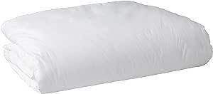 National Allergy Premium 100% Cotton Duvet Comforter Protector - Jumbo Queen Size - 96" x 92" - White - Breathable 300 Thread Count Hypoallergenic Cover - Zippered Encasement - Bedding Linen