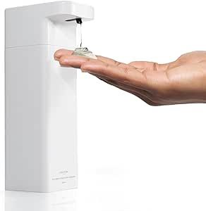 Umimile Automatic Soap Dispenser, 13.5 oz Touchless Hand Sanitizer Dispenser Electric, Automatic Dish Soap Dispenser for Kitchen Bathroom, Type-C Charging, White