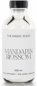 The Magic Scent Mandarin Blossom Oils for Diffuser - HVAC, Cold-Air, & Ultrasonic Diffuser Oil Inspired by St. Regis Hotel, Maldives - Essential Oils for Diffusers Aromatherapy (500 ml)