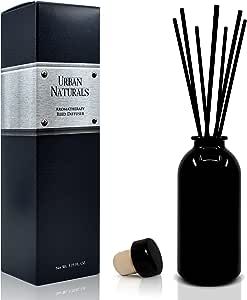 Urban Naturals Crisp White Linen Reed Diffuser Gift Set | with Citrus, Ozone, Ylang-Ylang, Lilies & Sandalwood Notes for a Fresh, Clean Cotton Smelling Home