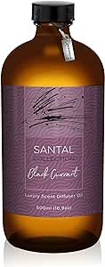 Santal Black Currant Diffuser Oil Air-Scent Fragrance for Aroma Oil Diffusers - 500 Milliliter (16.9 oz) Bottle Diffuser Oil