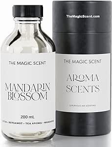 The Magic Scent Mandarin Blossom Oils for Diffuser - HVAC, Cold-Air, & Ultrasonic Diffuser Oil Inspired by St. Regis Hotel, Maldives - Essential Oils for Diffusers Aromatherapy (200 ml)