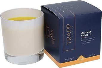 Trapp No. 4 - Orange Vanilla - 7 oz. Signature Candle - Aromatic Home Fragrance with Fruity Scent of Brazilian Orange, Tahitian Vanilla, & Tonka Bean Notes - Petrolatum Wax