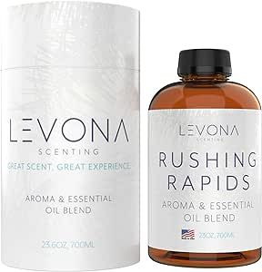 Levona Scent Essential Oils For Diffusers For Home: Hotel and Home Luxury Scents Oils For Diffuser - Rushing Rapids Scented Oil With Citrus Essential Oils And A Touch Of Vanilla Fragrance Oil - 700 Ml