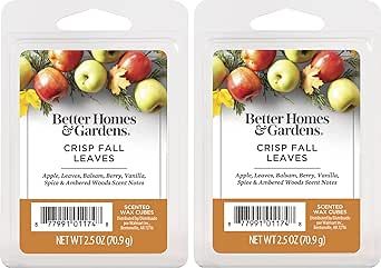 Better Homes and Gardens Scented Wax Cubes 2.5oz 2-Pack (Crisp Fall Leaves)
