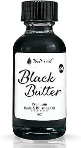 Well's Body & Burning Oil 1Fl Oz Scented Fragrance Burning Oil, Incense Oil Aromatherapy Long-Lasting, Great Value, Non-Toxic Air Freshener, Burning Oil for Warmer (Black Butter)