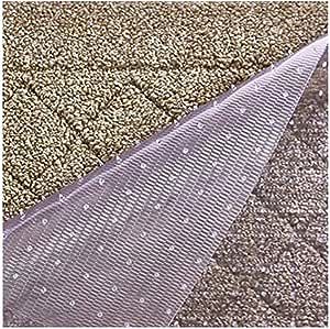 Resilia Premium Heavy Duty Floor Runner/Protector for Carpet Floors – Skid-Resistant, Clear, Plastic Vinyl, Clear Prism, 27 Inches x 12 Feet
