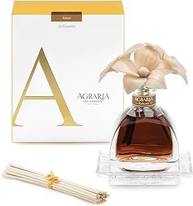 AGRARIA Balsam Scented AirEssence Diffuser, 7.4 Ounces with Reeds and Flowers