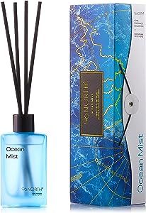 96NORTH Reed Diffuser Set - 4.21 oz (120 ml) Ocean Mist Scent Diffuser with Sticks - Home Fragrance Essential Oil Reed Diffuser for Bathroom Shelf Decor, Bedroom, Office Room