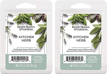 Better Homes and Gardens Scented Wax Cubes 2.5oz 2-Pack (Kitchen Herb)