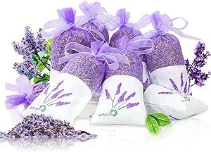 8 Packs French Lavender Sachets for Drawers and Closets Fresh Scents, Home Fragrance Sachet Sleep, Purple Sachets